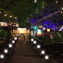 Luz de Jardim Solar em LED Redonda - Loja Juso