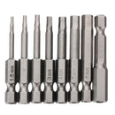 Kit 8 Brocas Sextavadas de Aço Magnéticas™