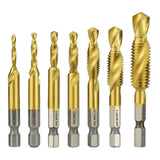 Kit Brocas Rosca 3 em 1 - Perfura, Chanfra e dá Acabamento