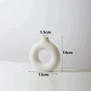 Vaso Nórdico Circular de Cerâmica Decorativo - Loja Juso