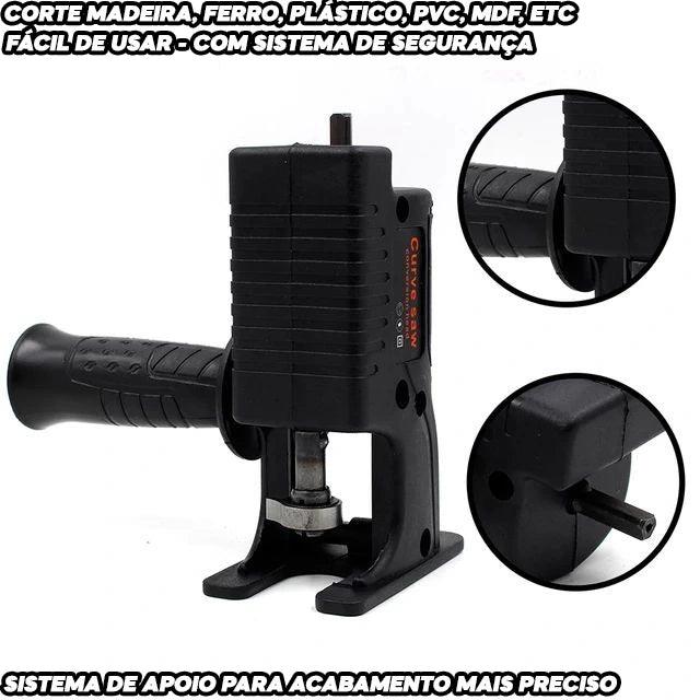 Adaptador Serra Tico Tico Para Furadeira [+3 LÂMINAS DE BRINDE]