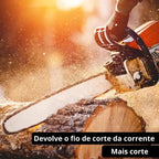 Kit 4 Afiadores Diamantado de Corrente para Motosserra - CortePro™ [ÚLTIMAS UNIDADES]