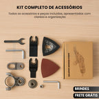 Kit Adaptador Oscilante para Esmerilhadeira - Multifuncional + Kit 2 Chaves de Brinde