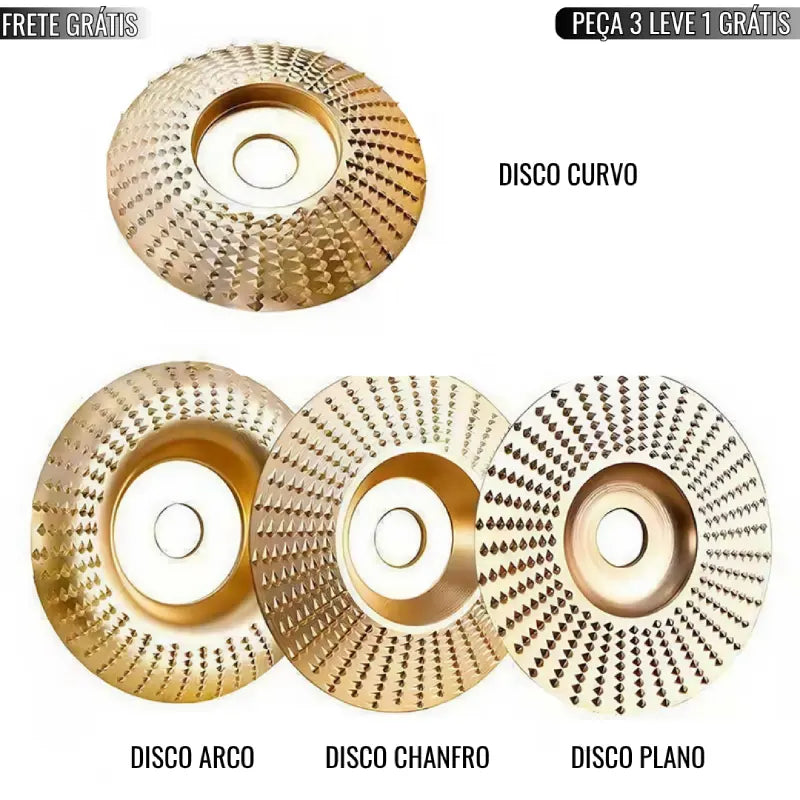 Kit Disco Lixa Permanente de Tungstênio - NeverClog