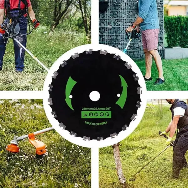 Disco Motosserra para Roçadeira - Corte Eficiente e Alta Durabilidade