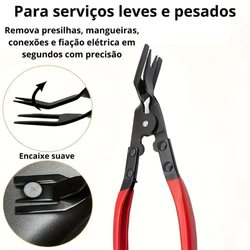 Kit Alicate Removedor de Presilhas e Mangueiras + Chave 6" de brinde