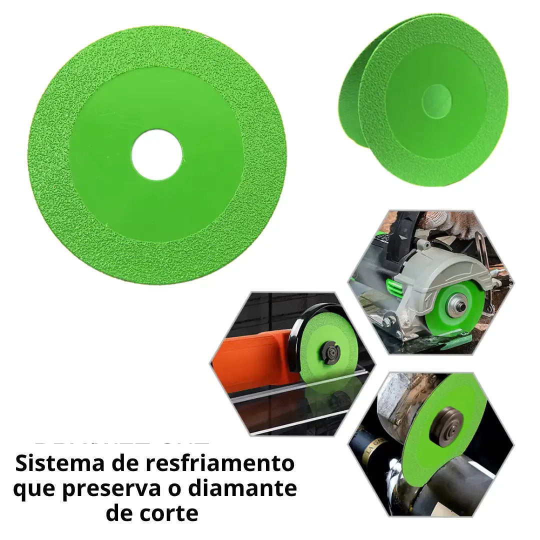 Disco de Corte Diamantado Thermal Lock - Tecnologia Anti-Aquecimento