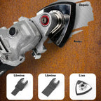Kit Adaptador Oscilante para Esmerilhadeira - Multifuncional + Kit 2 Chaves de Brinde