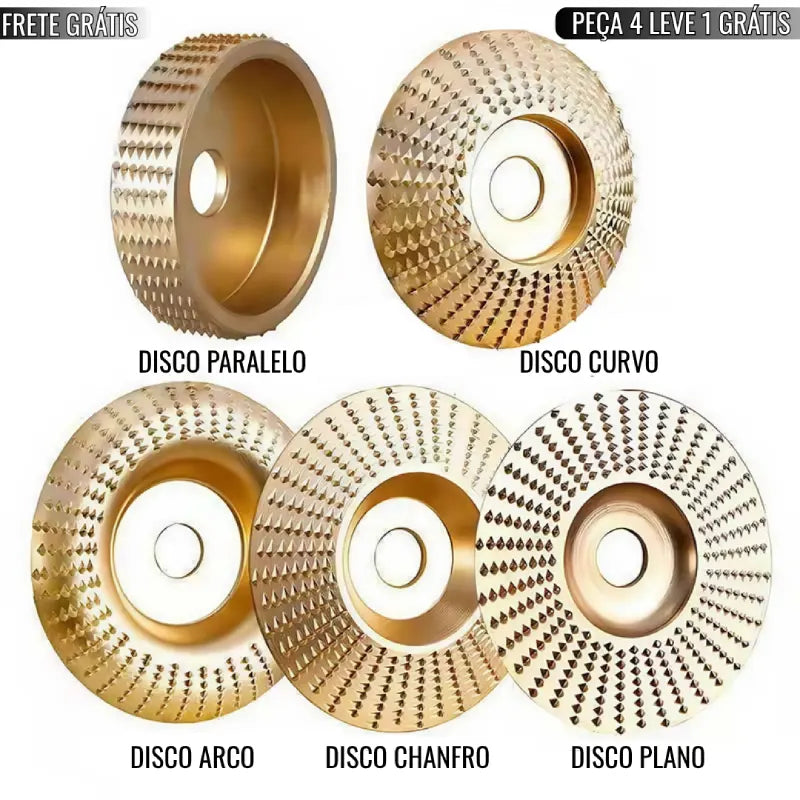Kit Disco Lixa Permanente de Tungstênio - NeverClog