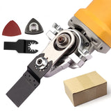 Kit Adaptador Oscilante para Esmerilhadeira - Multifuncional + Kit 2 Chaves de Brinde