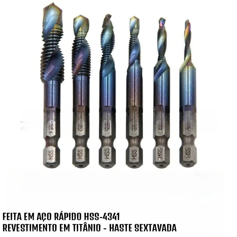 Kit Brocas para Rosca 3 em 1™ [COMPRE 5 LEVE 6]