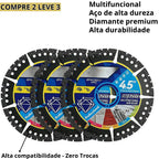 Disco Diamantado 9 em 1 — Multiuso Pro [COMPRE 1 LEVE 2]