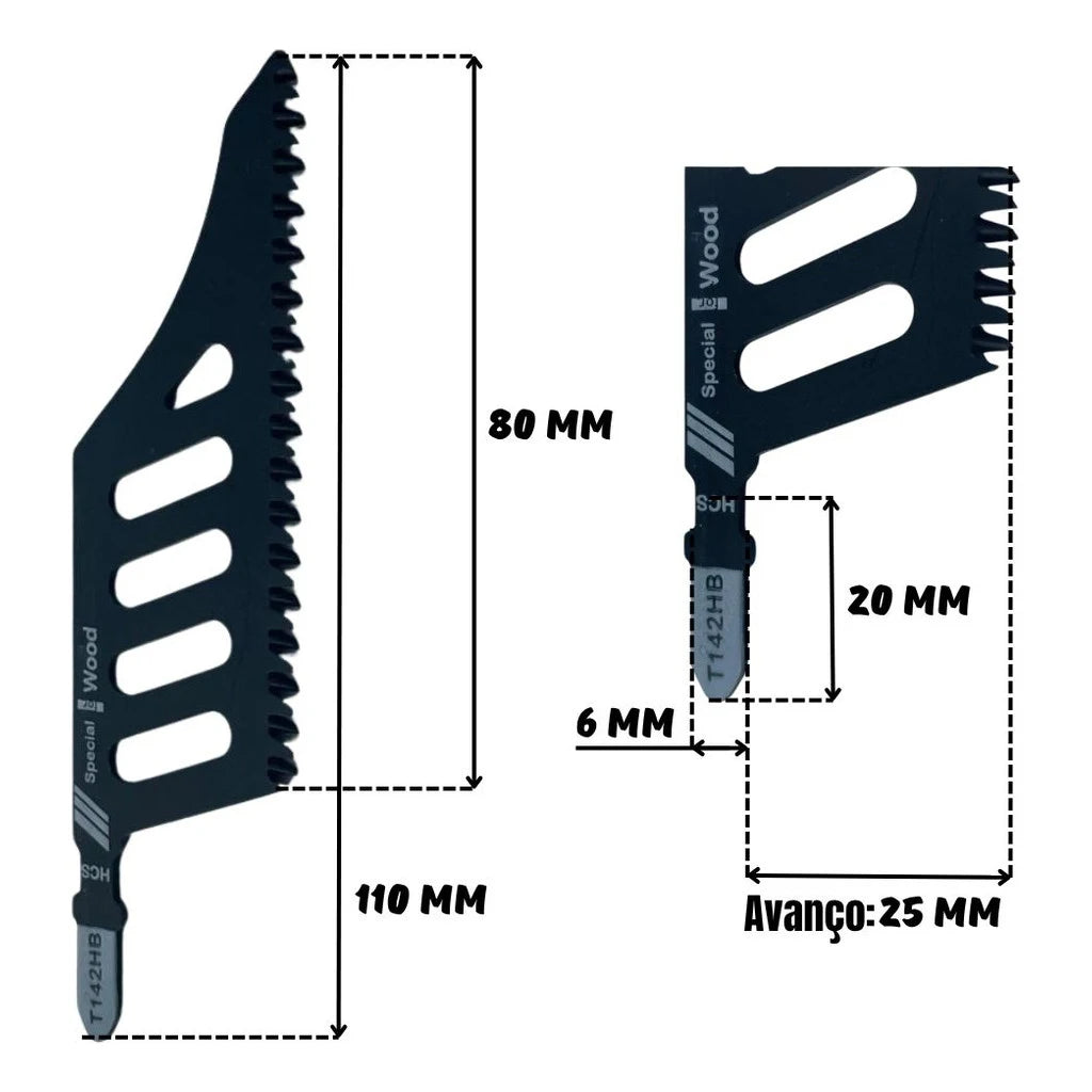 lâmina serra tico tico T142H, lâmina tico tico 11 TPI, lâmina tico tico aço carbono, lâmina encaixe T universal, lâmina tico tico Bosch Dewalt, lâmina corte madeira tico tico, lâmina tico tico 112mm, lâmina corte metal plástico, lâmina tico tico marcenaria, lâmina tico tico sem rebarba