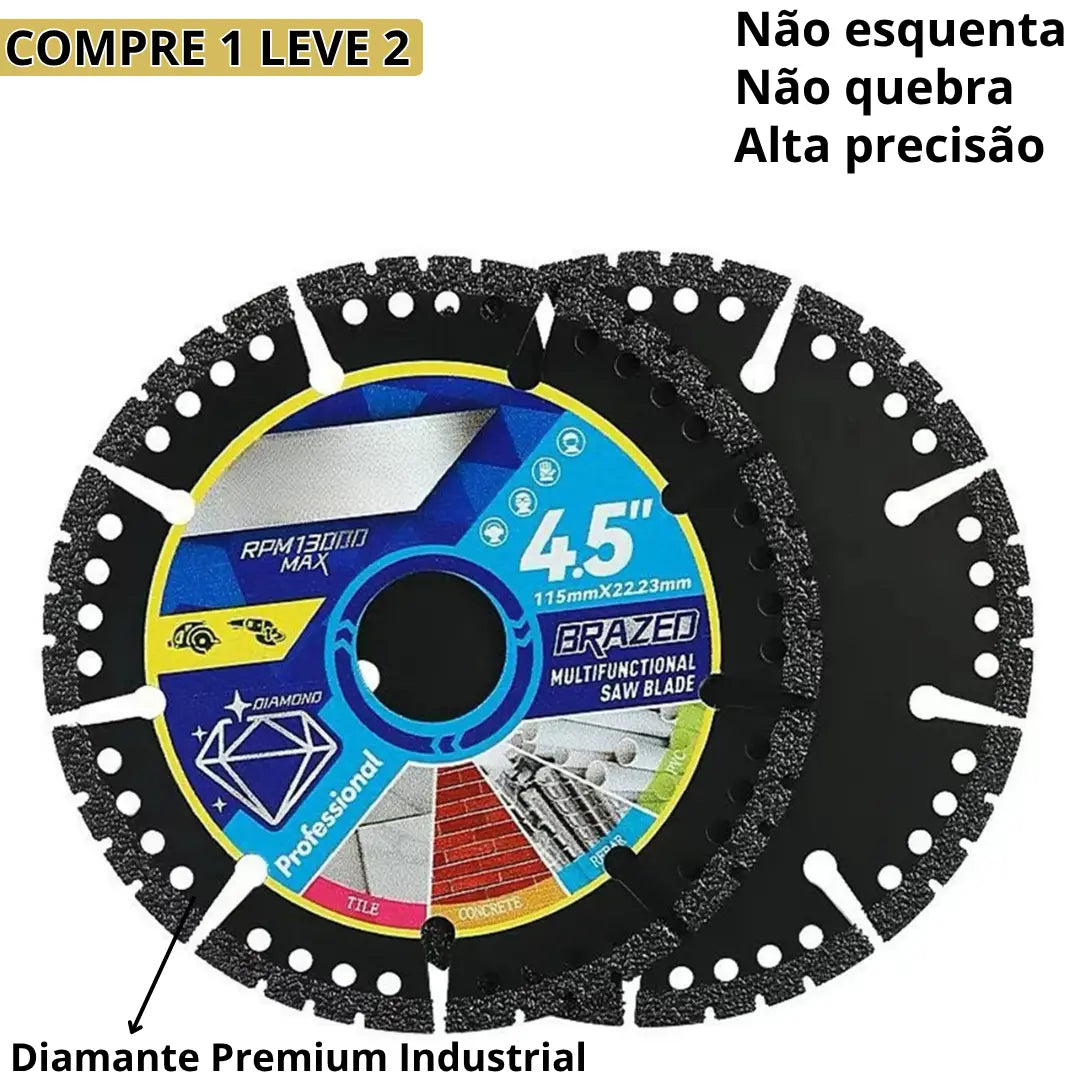 Disco Diamantado 9 em 1 — Multiuso Pro [COMPRE 1 LEVE 2]
