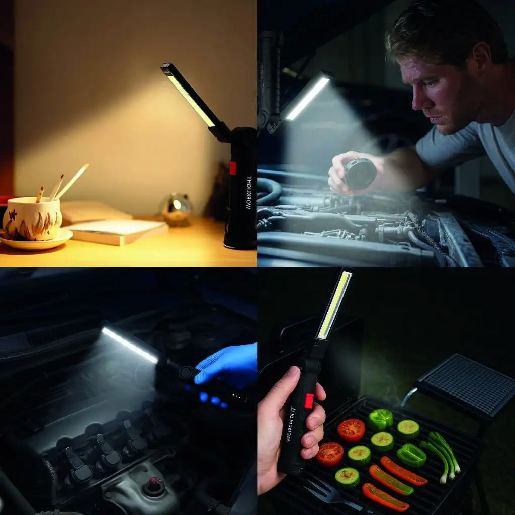 Lanterna Led Multifuncional Magnética e Recarregável - TravaLume™