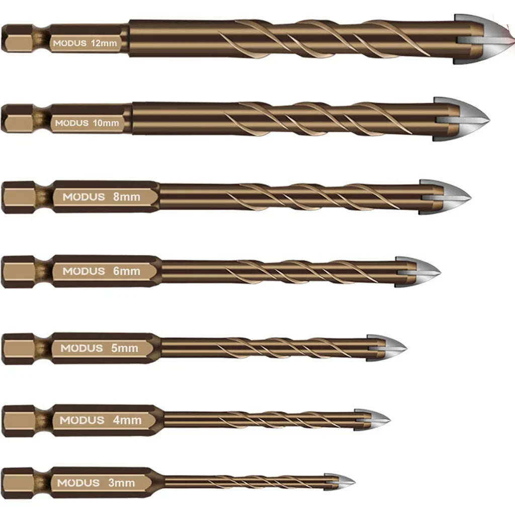 Kit 7 Brocas de Super Destruição - Cruzada