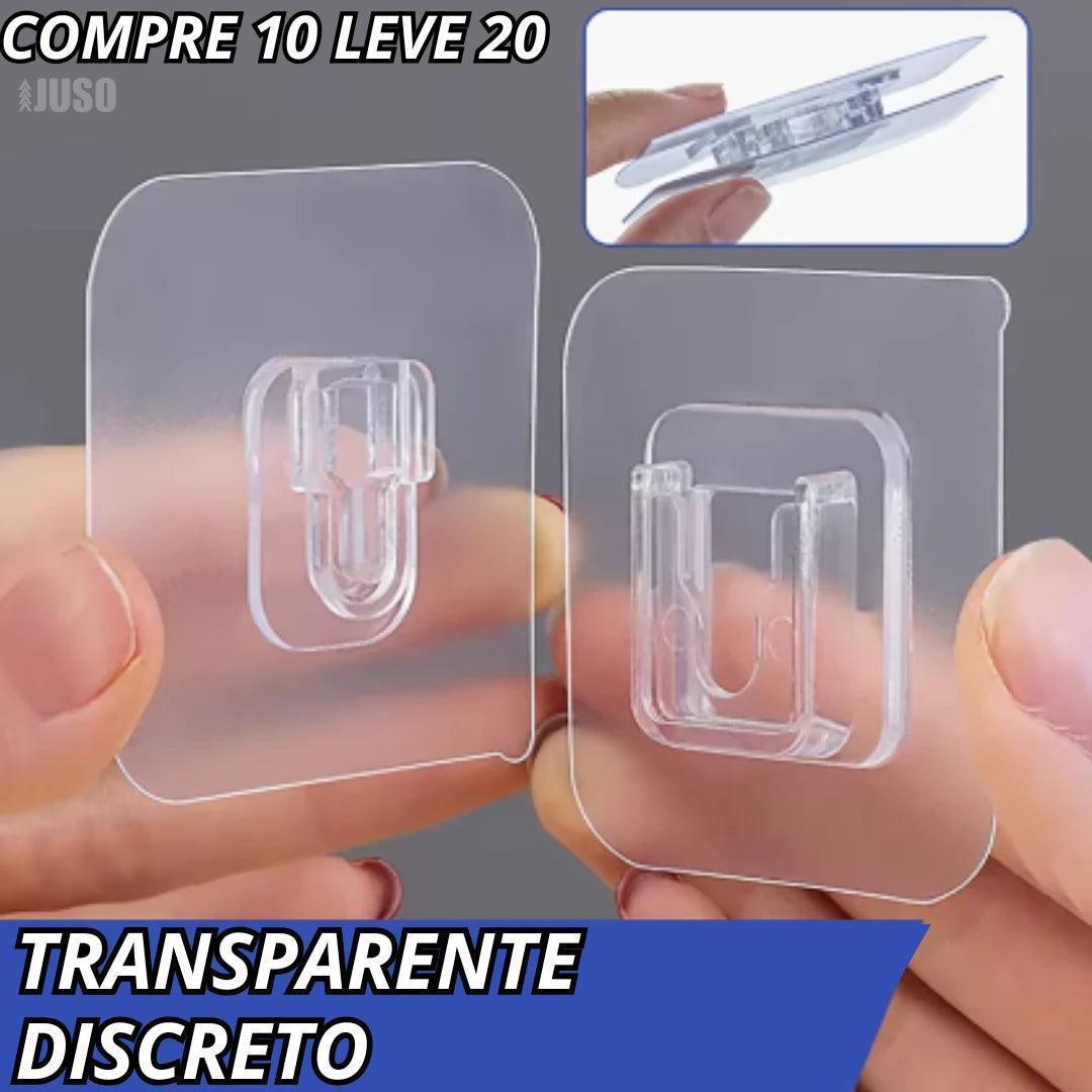 Gancho de Parede Adesivo™  - Resistente [COMPRE 10 LEVE 20 + BRINDE - ÚLTIMAS UNIDADES]