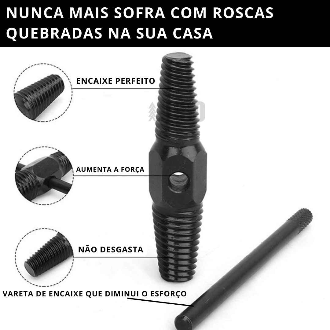 Extrator de Roscas e Torneias Quebradas 1/2" e 3/4" - [ÚLTIMAS UNIDADES]