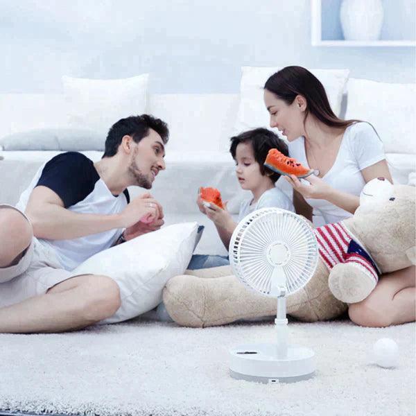 Ventilador Portátil Silencioso Inteligente Com Controle Remoto - Loja Juso