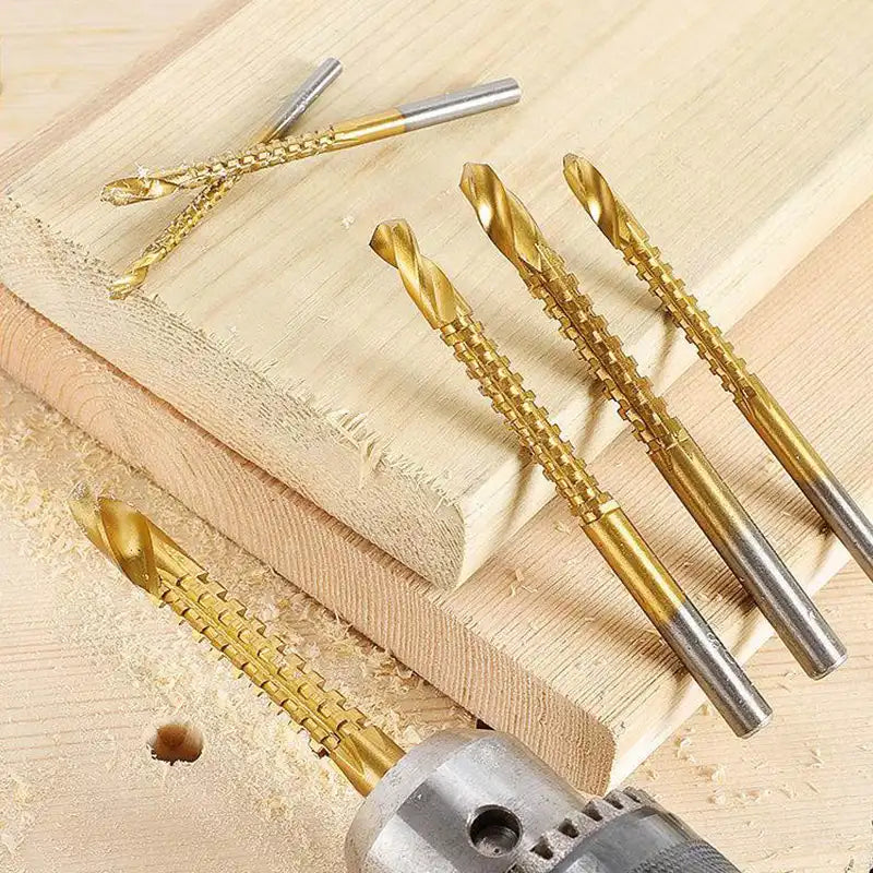 Brocas de TitaniumTwist 3 em 1 - Perfura, Corta e Lixa