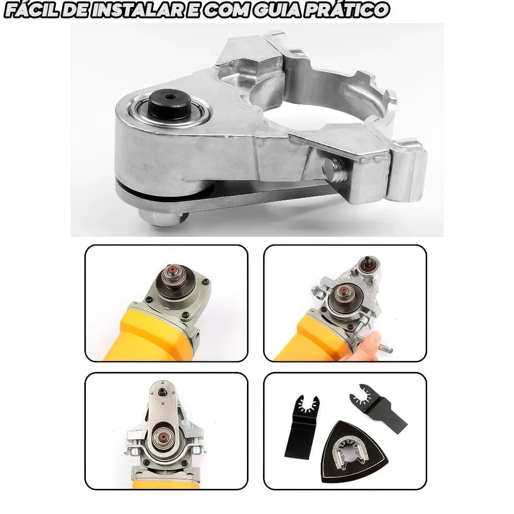 Kit Adaptador Oscilante - Multi Ferramentas + 2 Chaves de
