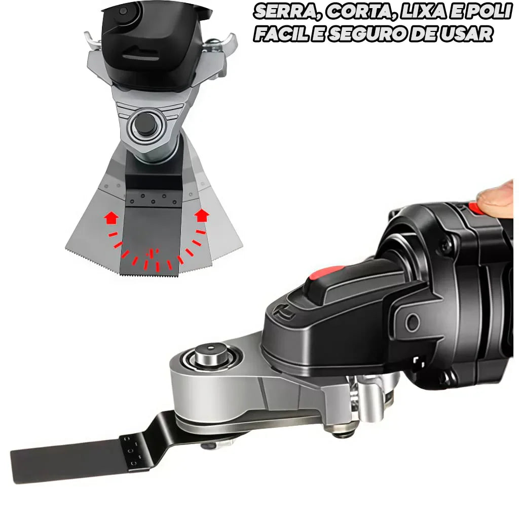 Kit Adaptador Oscilante - Multi Ferramentas + 2 Chaves de