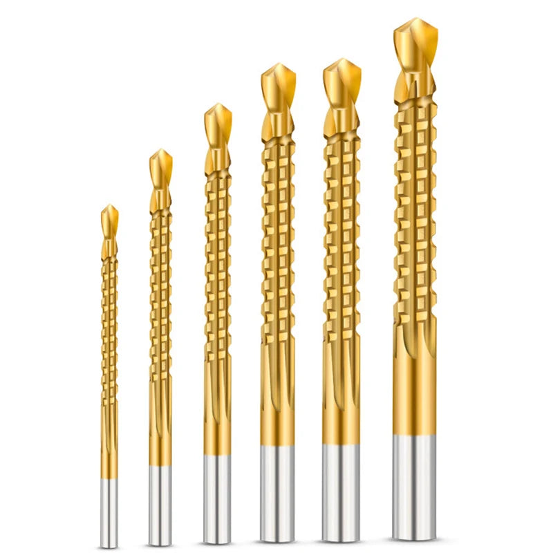 Brocas de TitaniumTwist 3 em 1 - Perfura, Corta e Lixa