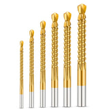 Brocas de TitaniumTwist 3 em 1 - Perfura, Corta e Lixa