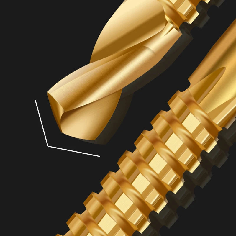 Brocas de TitaniumTwist 3 em 1 - Perfura, Corta e Lixa