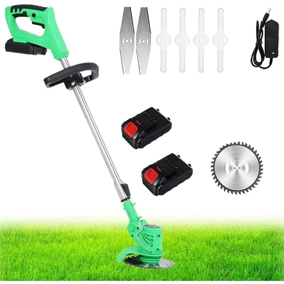 Roçadeira, Aparador de Grama Elétrica + Baterias extras