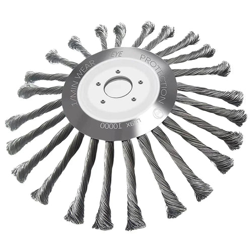 disco escova aço roçadeira, disco capina roçadeira gasolina, aço HS435 roçadeira, remove mato raízes roçadeira, disco limpeza terreno, roçadeira eixo 25mm acessório, capina sem esforço, disco escova sítio chácara, limpeza pesada roçadeira, disco escova grama grossa