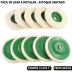 Disco de Polimento em Lã de Feltro - Macio e Eficiente