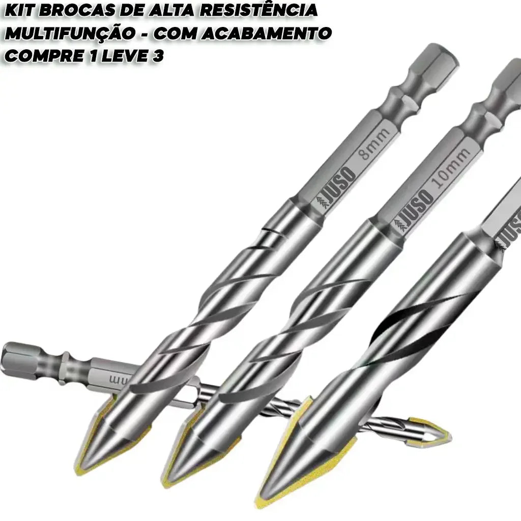 Kit Brocas Helicoidais Excêntrica de Alta Qualidade