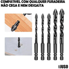 Kit de Brocas Para Porcelanato, Vidro e Cerâmica - Compre 5 Leve 7