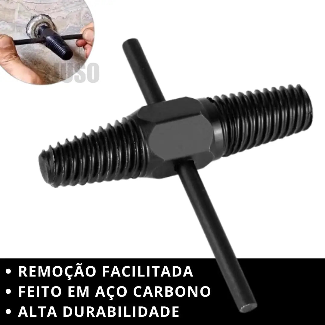Extrator de Roscas e Torneias Quebradas 1/2" e 3/4" - [ÚLTIMAS UNIDADES]