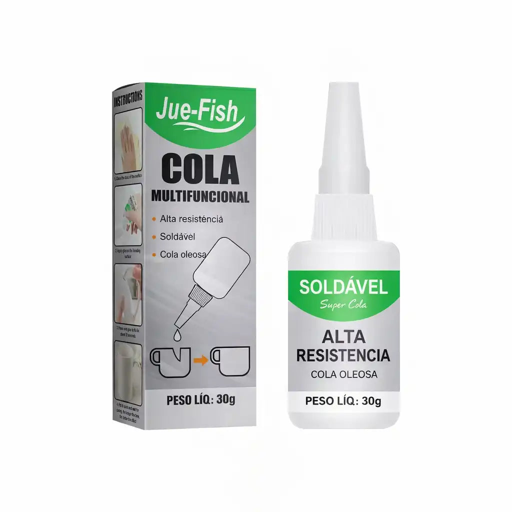 COMPRE 1 LEVE 2 - Cola de Solda Oleosa Jue Fish de Alta Resistência
