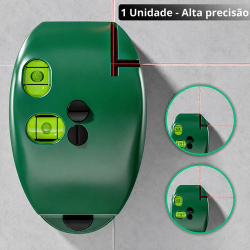 nível laser 90° amarelo · nível laser marceneiro instalador · nível laser horizontal vertical simultâneo · nível laser 9 metros ímã · nível laser visível luz acesa · nível laser esquadro automático · nível laser compacto obra · nível laser 3 em 1 · nível laser furo alinhado · nível laser marcação precisa