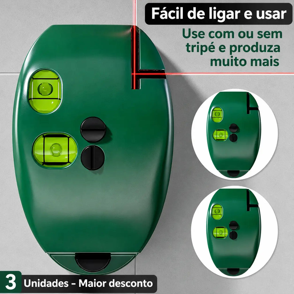 nível laser 90° amarelo · nível laser marceneiro instalador · nível laser horizontal vertical simultâneo · nível laser 9 metros ímã · nível laser visível luz acesa · nível laser esquadro automático · nível laser compacto obra · nível laser 3 em 1 · nível laser furo alinhado · nível laser marcação precisa