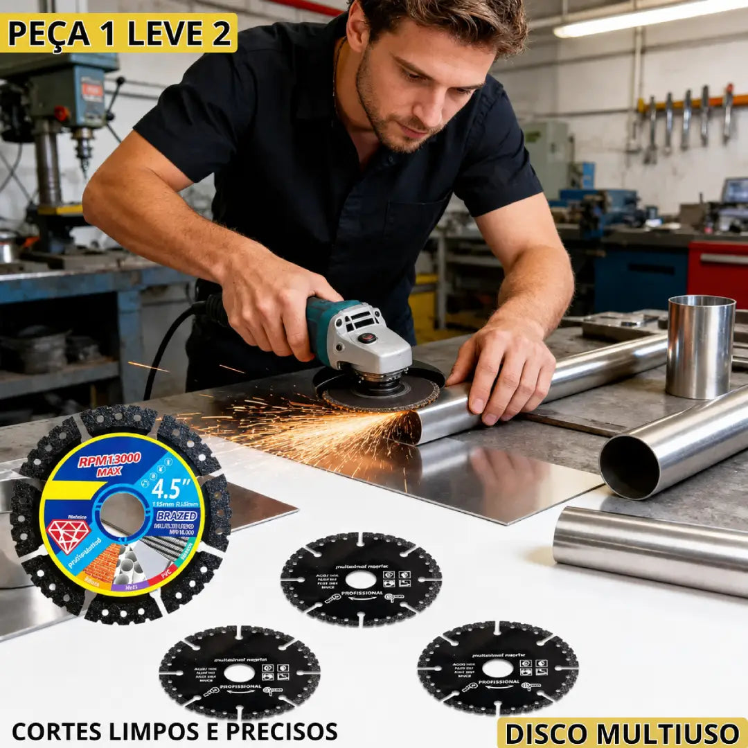 Disco Diamantado 9 em 1 — Multiuso Pro [COMPRE 1 LEVE 2]