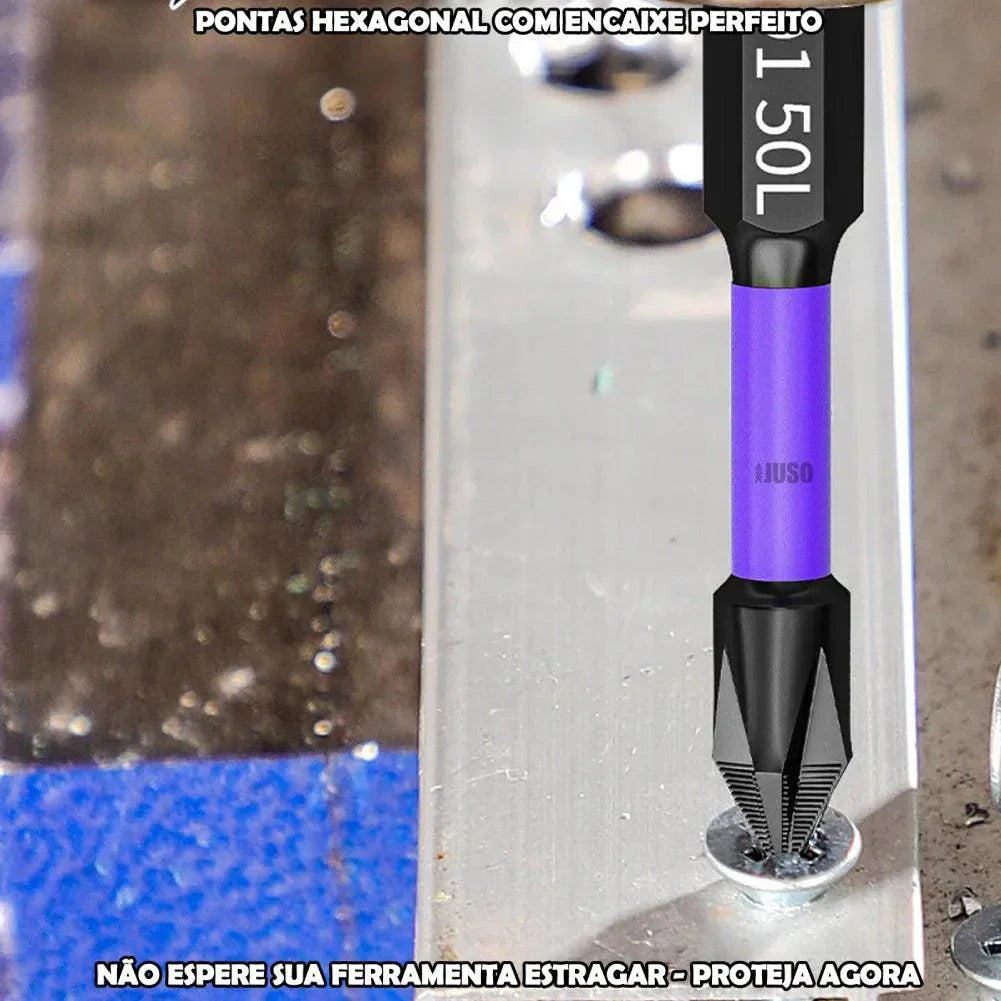 Kit Ponteiras Magnéticas UltraFix - Anti-Deslizante