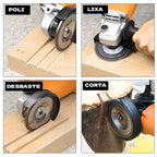 disco corrente esmerilhadeira, disco motosserra esmerilhadeira, disco corte madeira troncos, acessório esmerilhadeira angular, disco serra corrente aço, corte galhos raízes disco, disco esmerilhadeira carpintaria, disco corte rápido madeira, motosserra adaptador esmerilhadeira, disco aço endurecido corte