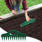 rastelo plantador sementes, plantador 12 dentes horta, ferramenta plantio fileiras, plantador sementes jardim, rastelo ergonômico horta, plantio uniforme canteiro, ferramenta horta urbana, plantador PP resistente, sementes espaçamento uniforme, ferramenta plantio vaso