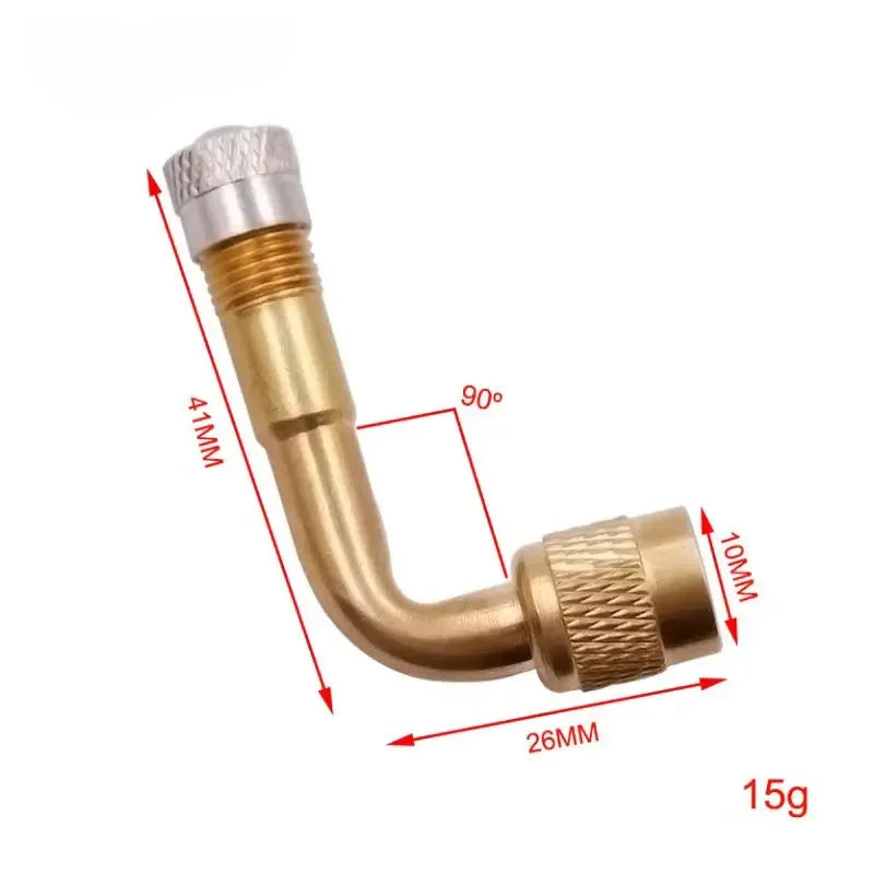 Extensor de Válvula 45°/90°/135° Motos Bicicletas e Scooters - Prático e Seguro