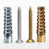 Kit Buchas + Parafusos de Fixação em Aço Galvanizado