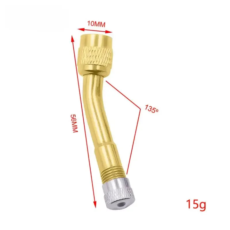 Extensor de Válvula 45°/90°/135° Motos Bicicletas e Scooters - Prático e Seguro