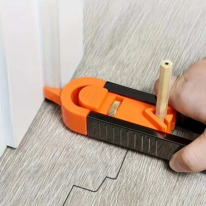Régua Ajustável para Contornos Cerâmica, Porcelanato e Telhas -  Travas de Alta Precisão