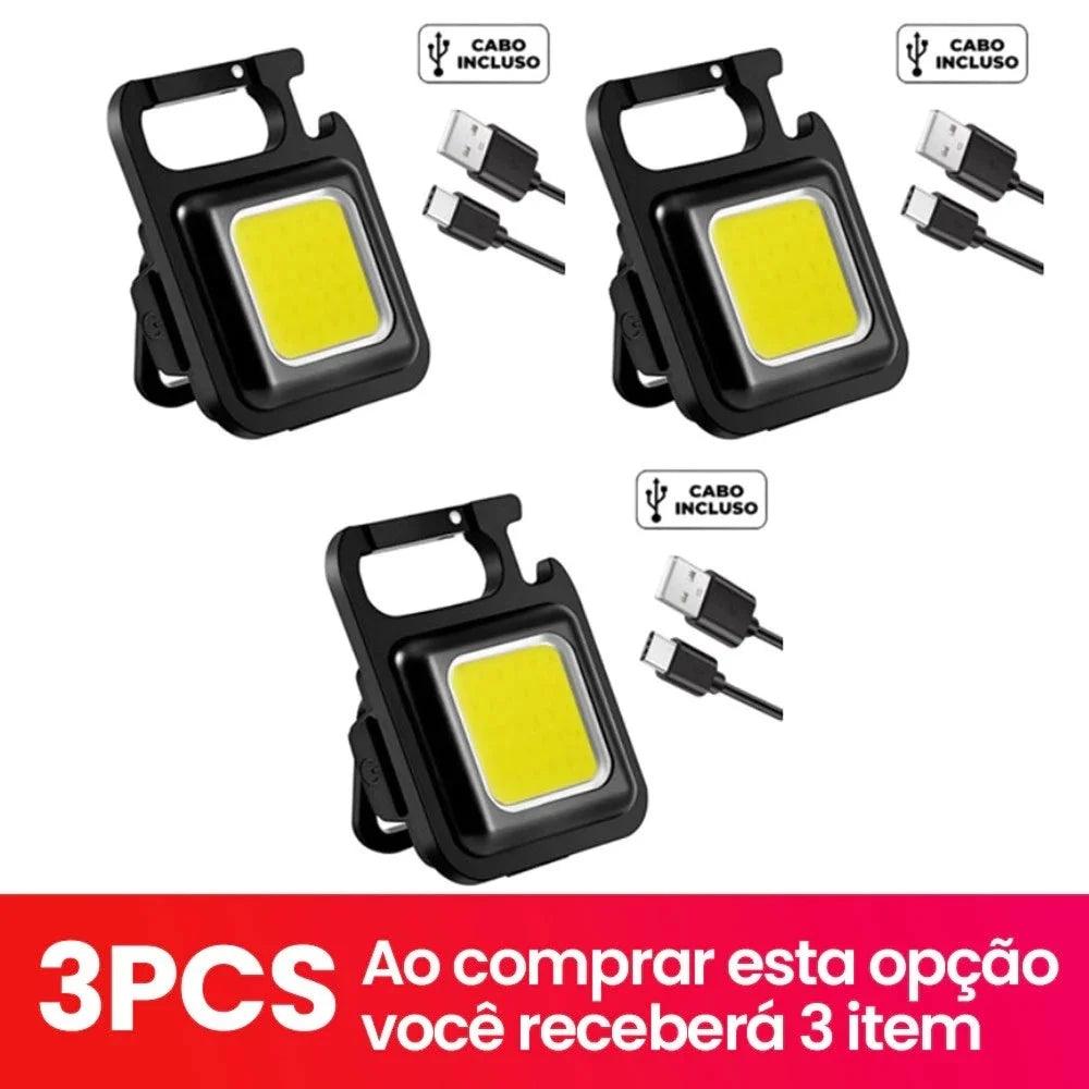 UltraLight - Lanterna Tática Portátil 3 em 1