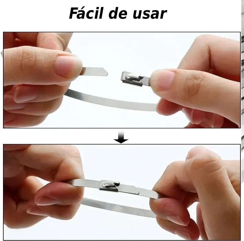 abraçadeira aço inoxidável, kit abraçadeiras inox, abraçadeira mangueira inox, abraçadeira anticorrosão fios, abraçadeira inox automotivo, abraçadeira resistente vibração, abraçadeira industrial inox, abraçadeira duto fixação, abraçadeira externa inox, kit 40 abraçadeiras inox