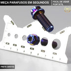 Medidor de Parafusos Dupla Face - Aço de Alta Durabilidade - ParaFix