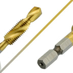 Kit Brocas Rosca 3 em 1 - Perfura, Chanfra e dá Acabamento